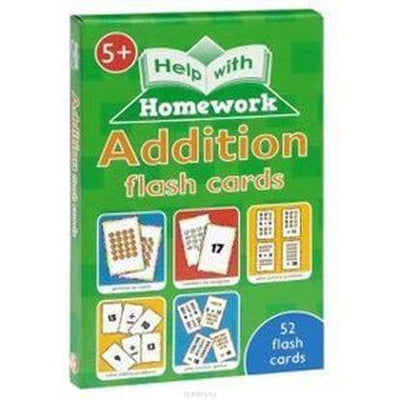 Help With Homework - Addition Flash Cards Ages 5+ - Readers Warehouse