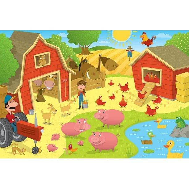 Higgledy Piggledy Farm - 36 Piece Floor Puzzle - Readers Warehouse