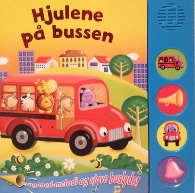 Hjulene på bussen Sound Book (Norwegian) - Readers Warehouse