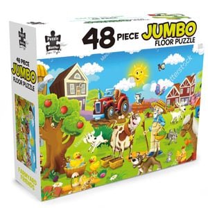 Jungle Family 48-Piece Jumbo Floor Puzzle - Readers Warehouse