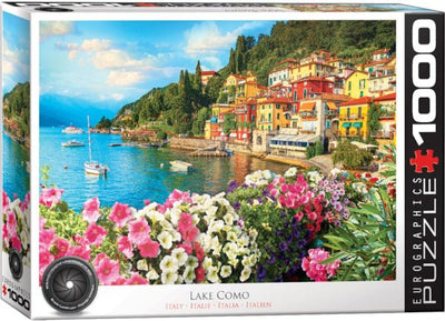 Lake Como Italy 1000 Piece Puzzle Box Set - Readers Warehouse