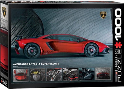 Lamborghini Aventador LP750-4 Superveloce 1000 Piece Puzzle Box Set - Readers Warehouse