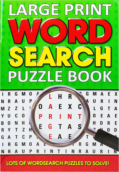 Large Print Word Search Puzzle Book (Green) - Readers Warehouse