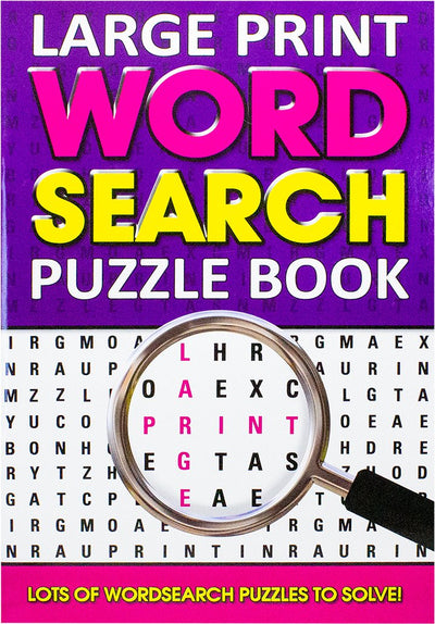 Large Print Word Search Puzzle Book (Purple) - Readers Warehouse
