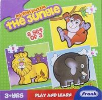 My First Puzzle - The Jungle - 3 In 1 Boxset Frank Educational